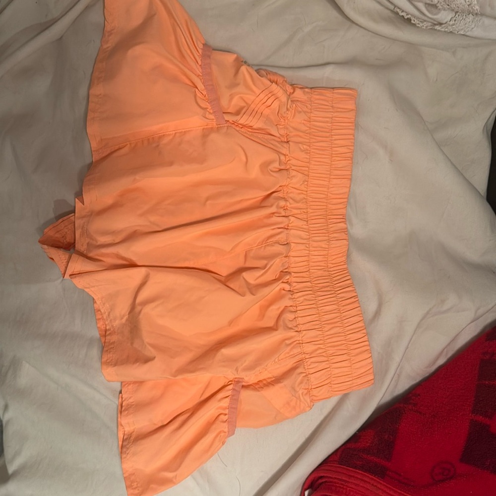 free people orange shorts